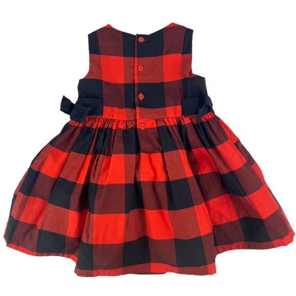 NWT Carters Buffalo Plaid Dress Size 12M - Picture 3 of 8